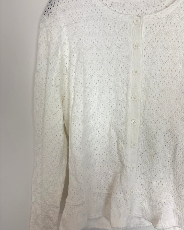 White Knit Sweater - Size 2/4