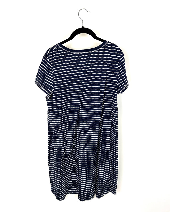 Nautical Rope Pattern Dress - Size 4/6