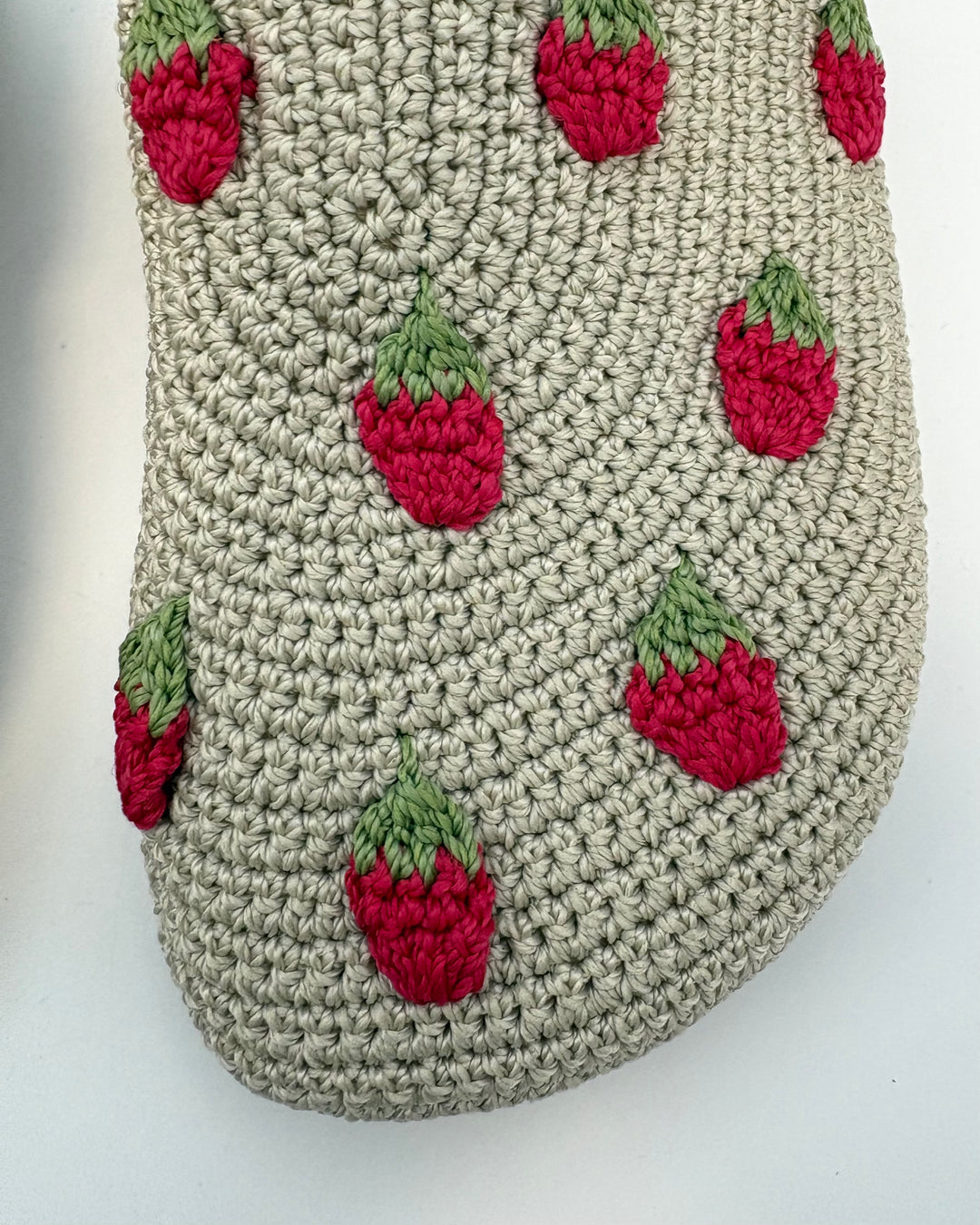 Strawberry Crochet Clog - Size 8 and 10
