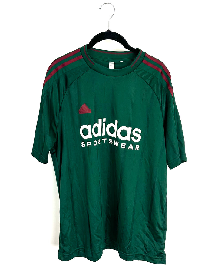 Adidas Green Shirt - Medium
