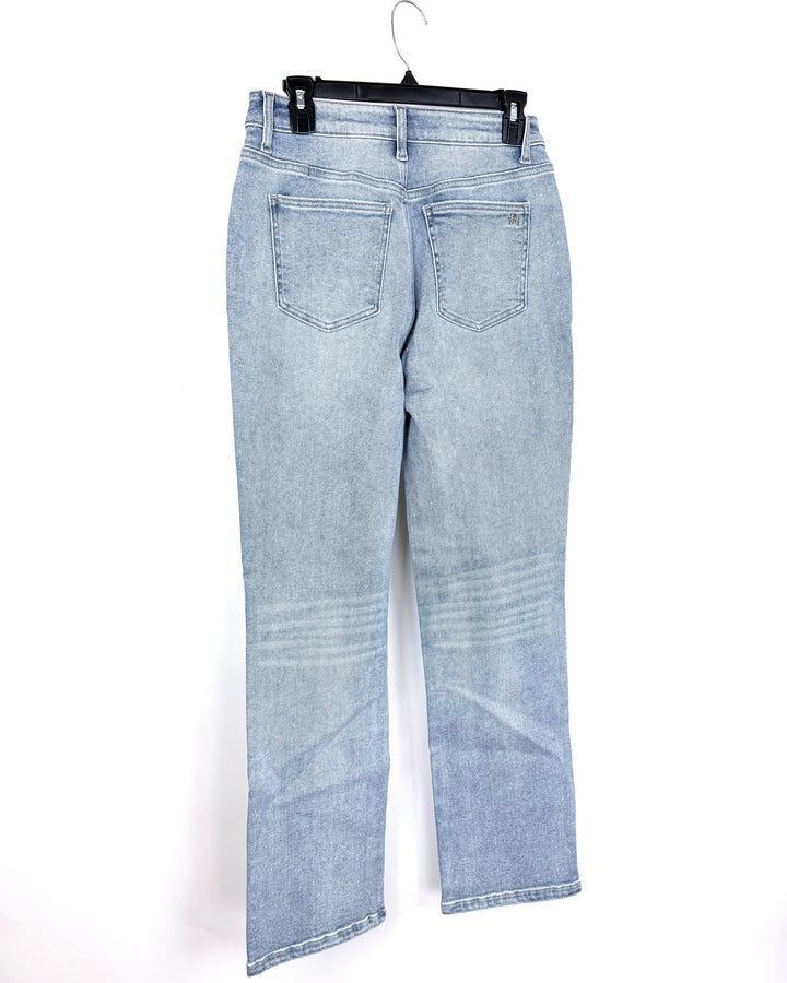 Faded Blue High-Waisted Jeans - SIze 4