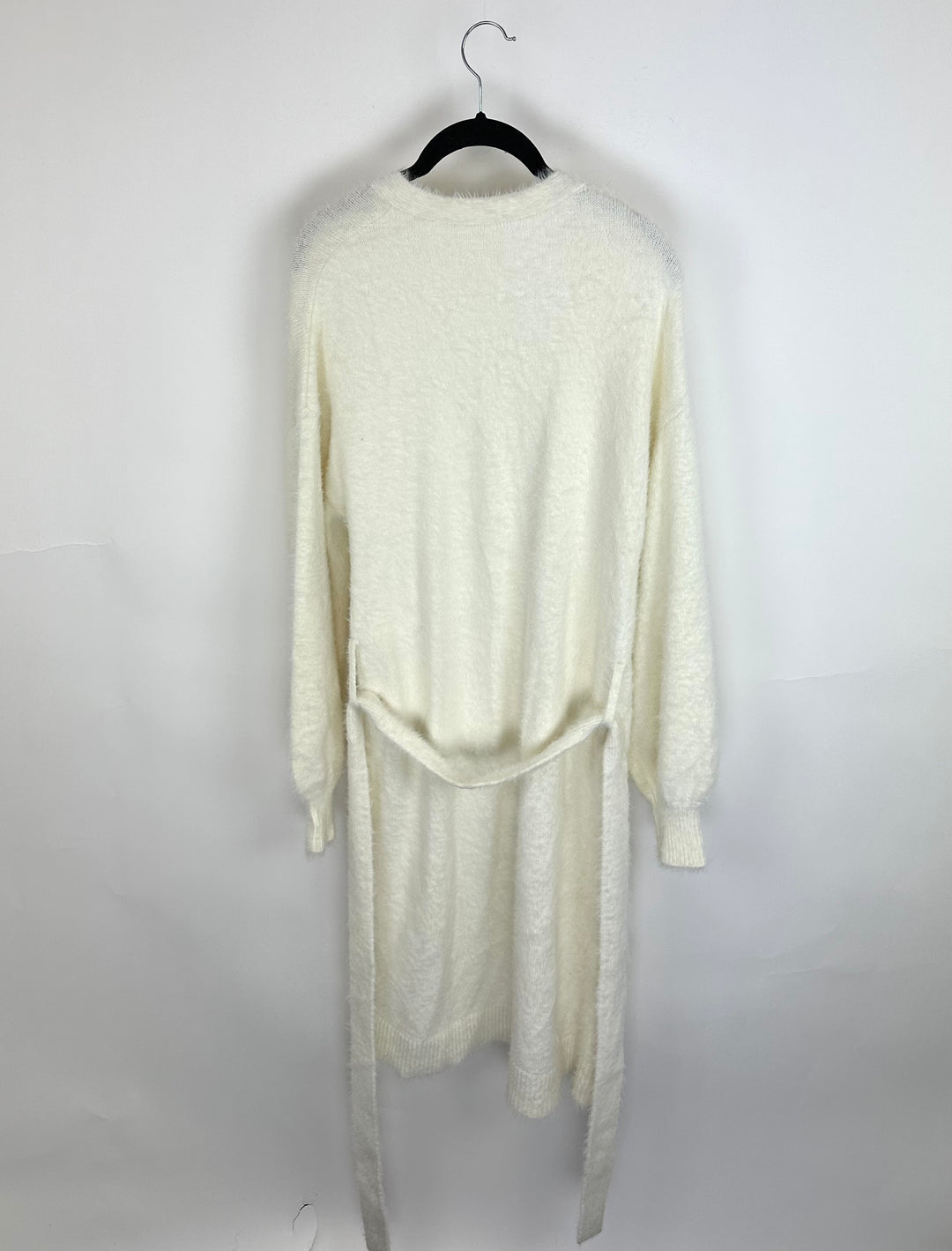 White Full Length Cardigan - Size 2/4