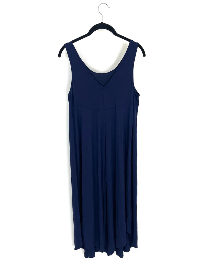Navy Blue Lounge Dress - Size 6/8