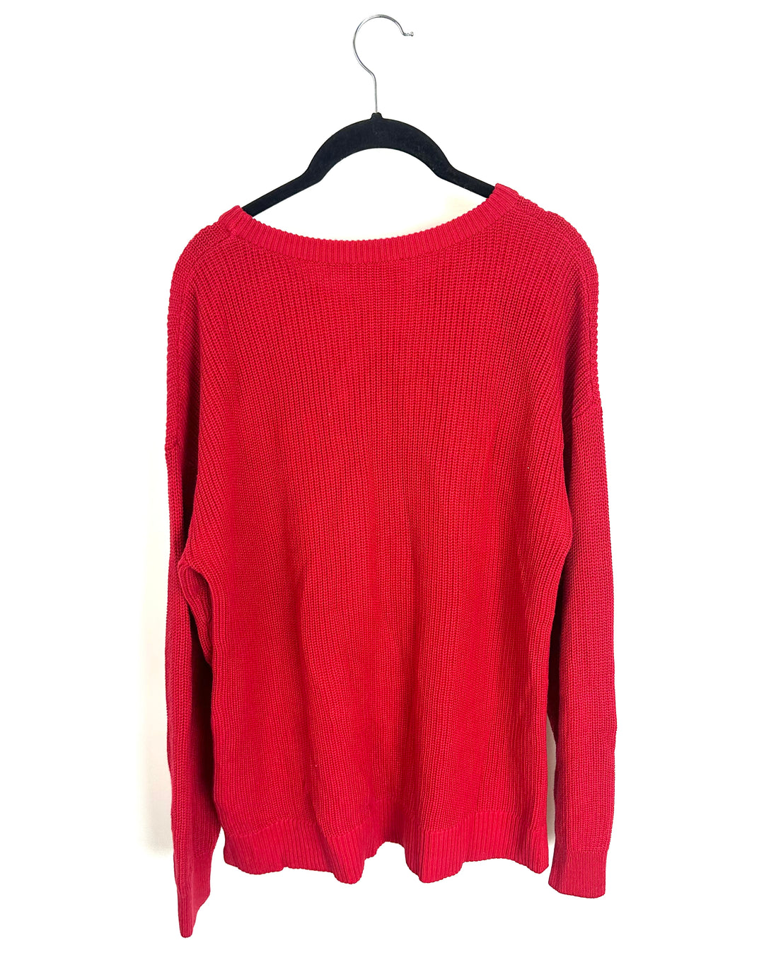 Red Santa Baby Sweater- Size 6/8