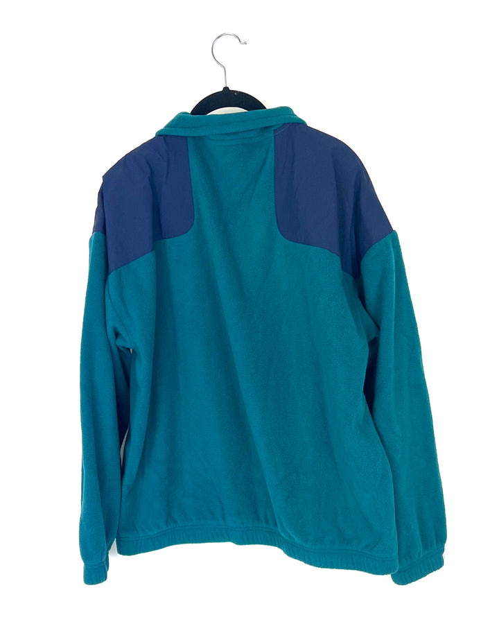 Unisex Aqua Fleece 3/4 Zip Pullover - Mens Medium / Womens Large