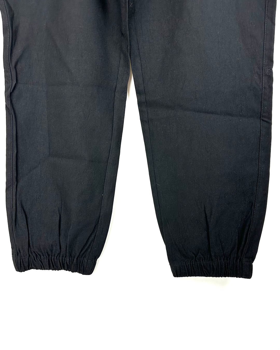 Black Cargo Joggers - 2X