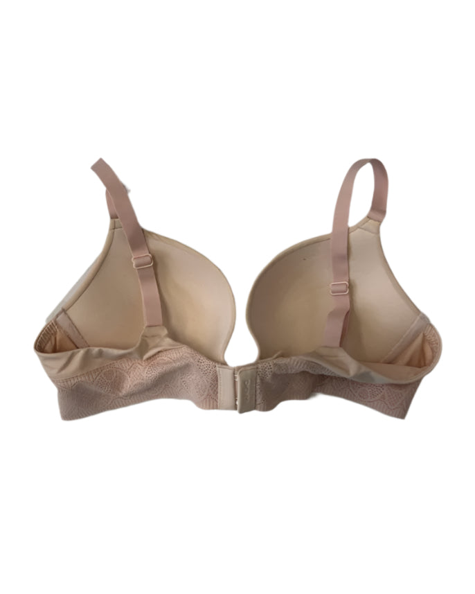Pale Blush Pink Underwire Push-Up Bra - 34B