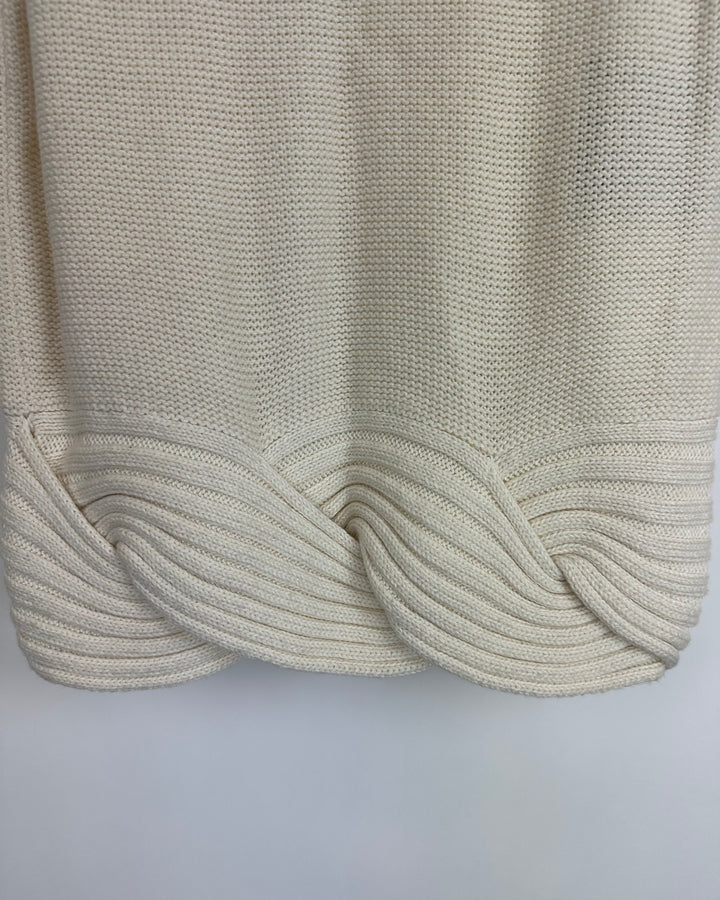 Cream Sweater Tank Top - Size 4/6