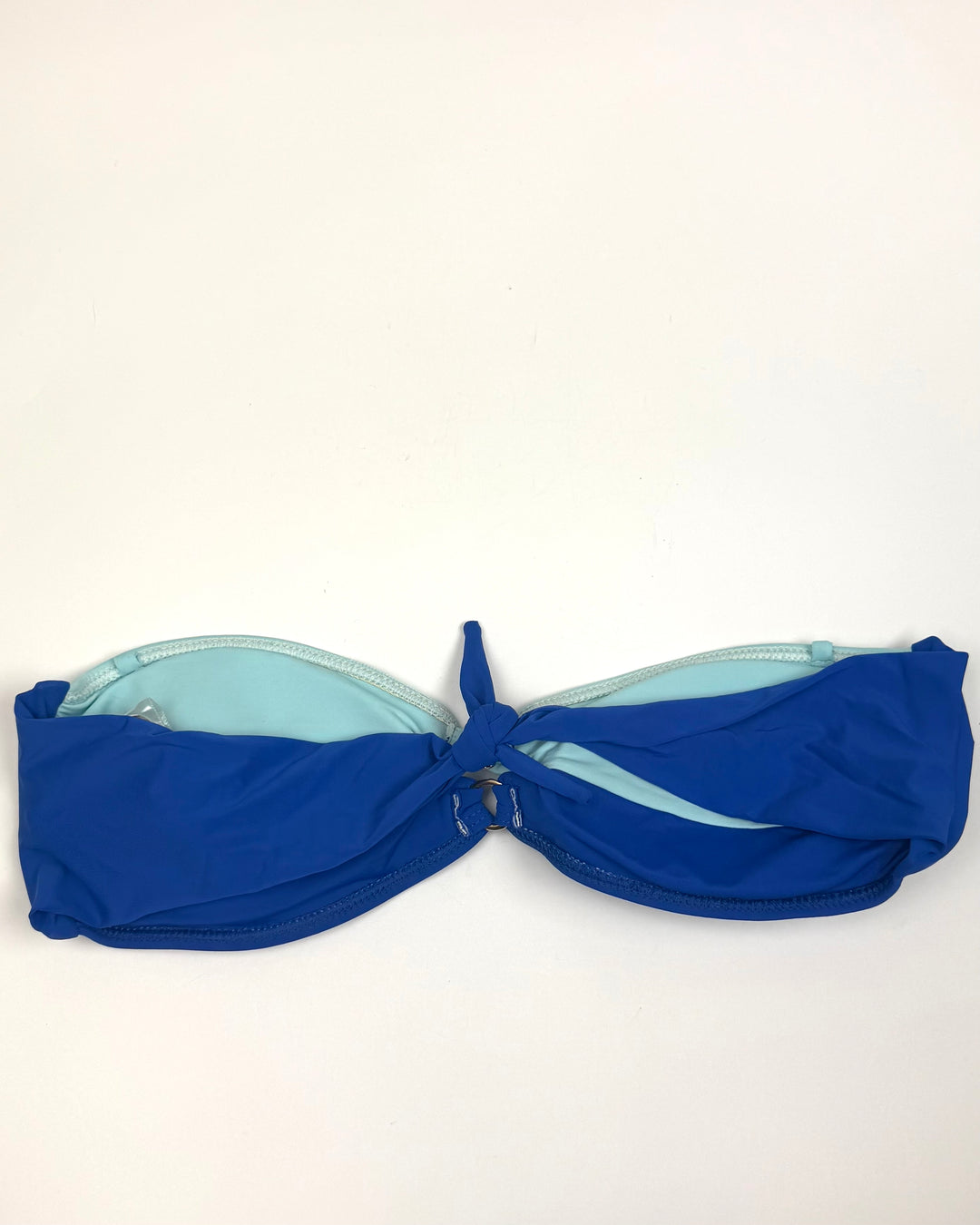 Bright Blue & Sky Blue Convertible Bikini Top - Small