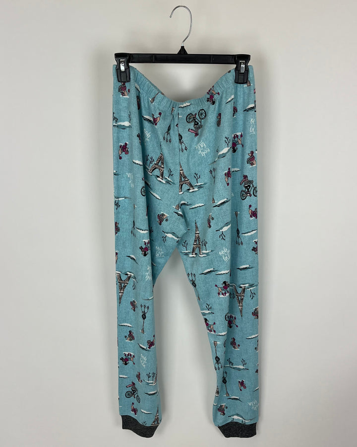 Dogs and Paris Pajama Pants - Size 8/10