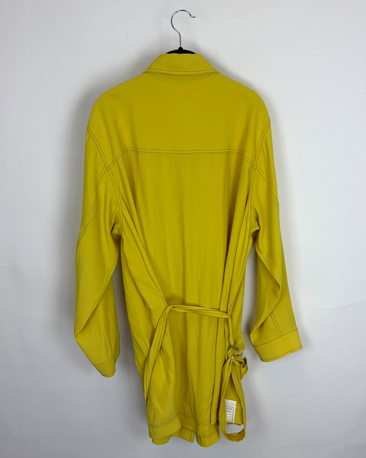 Yellow Long Sleeve Jacket - Size 6/8
