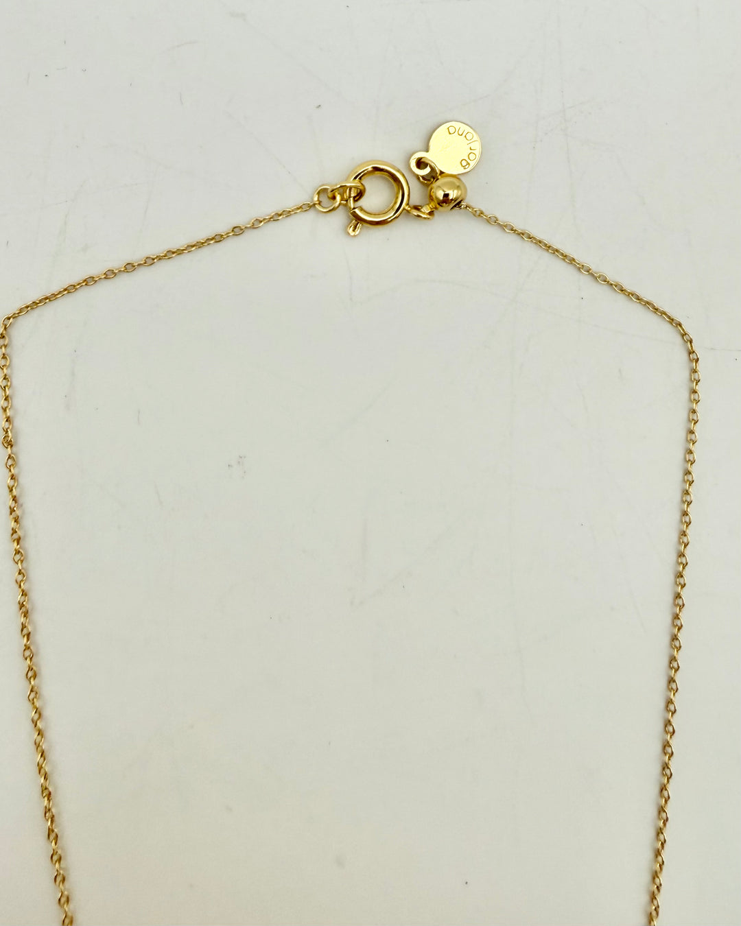 Gold Sphere Pendant Necklace