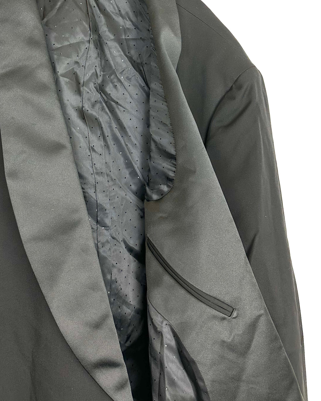Mens Obsidian Black Blazer - Size 52L