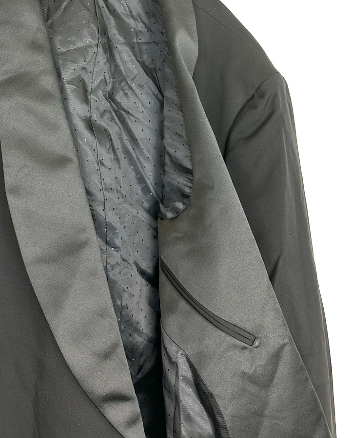 Mens Obsidian Black Blazer - Size 52L