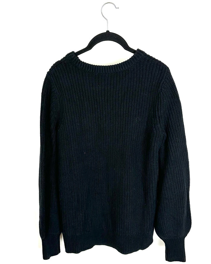 Black Knit Sweater - Size 6/8