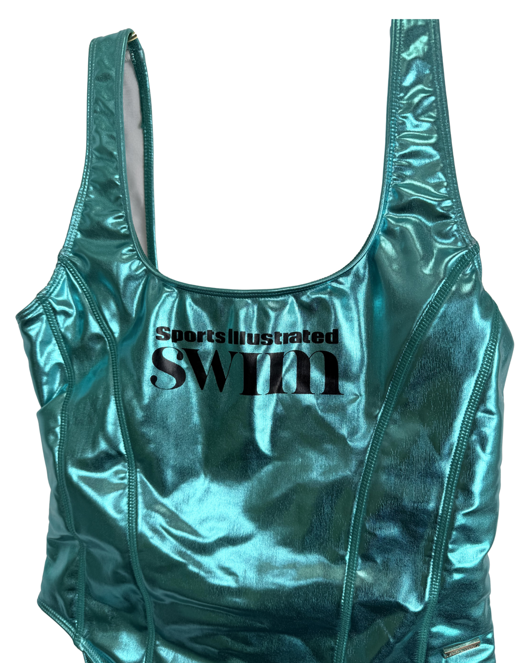 Metallic Blue One Piece Swimsuit - XS, S, M, L, XL, XXL