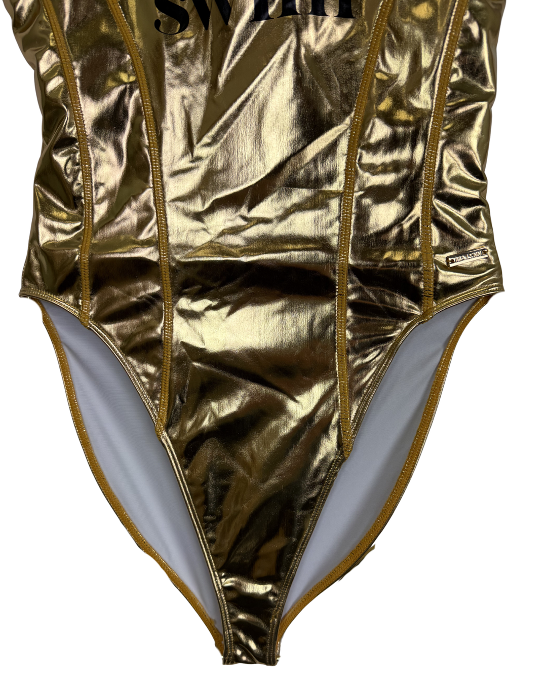 Metallic Gold One Piece Swimsuit - XS, S, M, L, XL, XXL