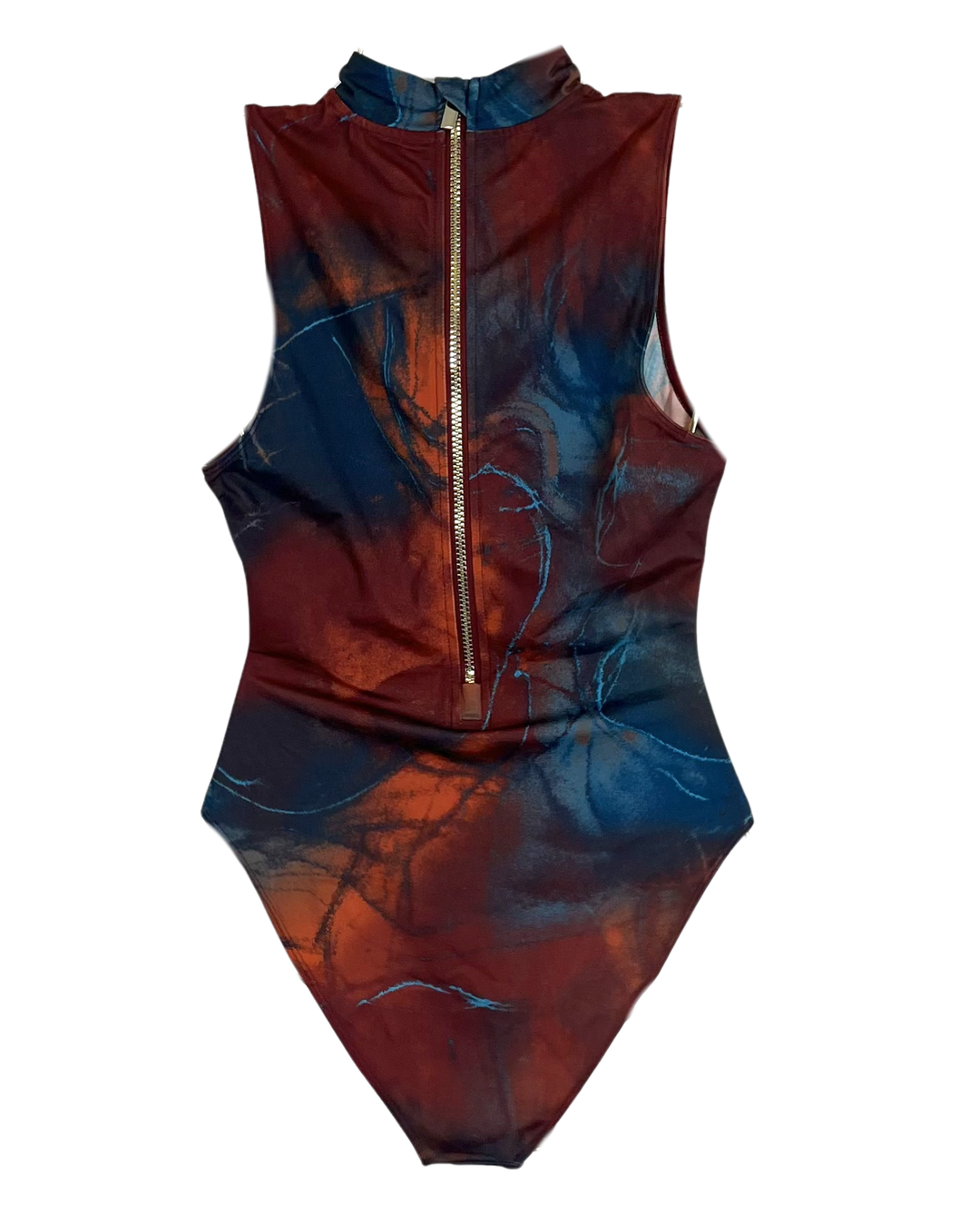 Abstract Print One Piece Swimsuit - XS, S, M, L, XL