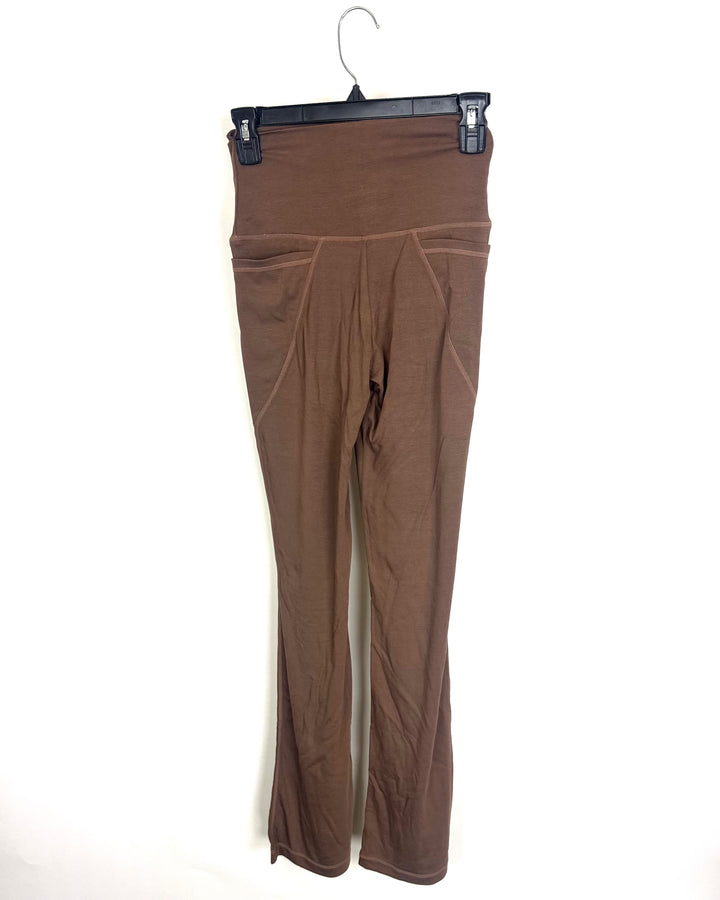 Brown Flare Leggings - Size 2/4