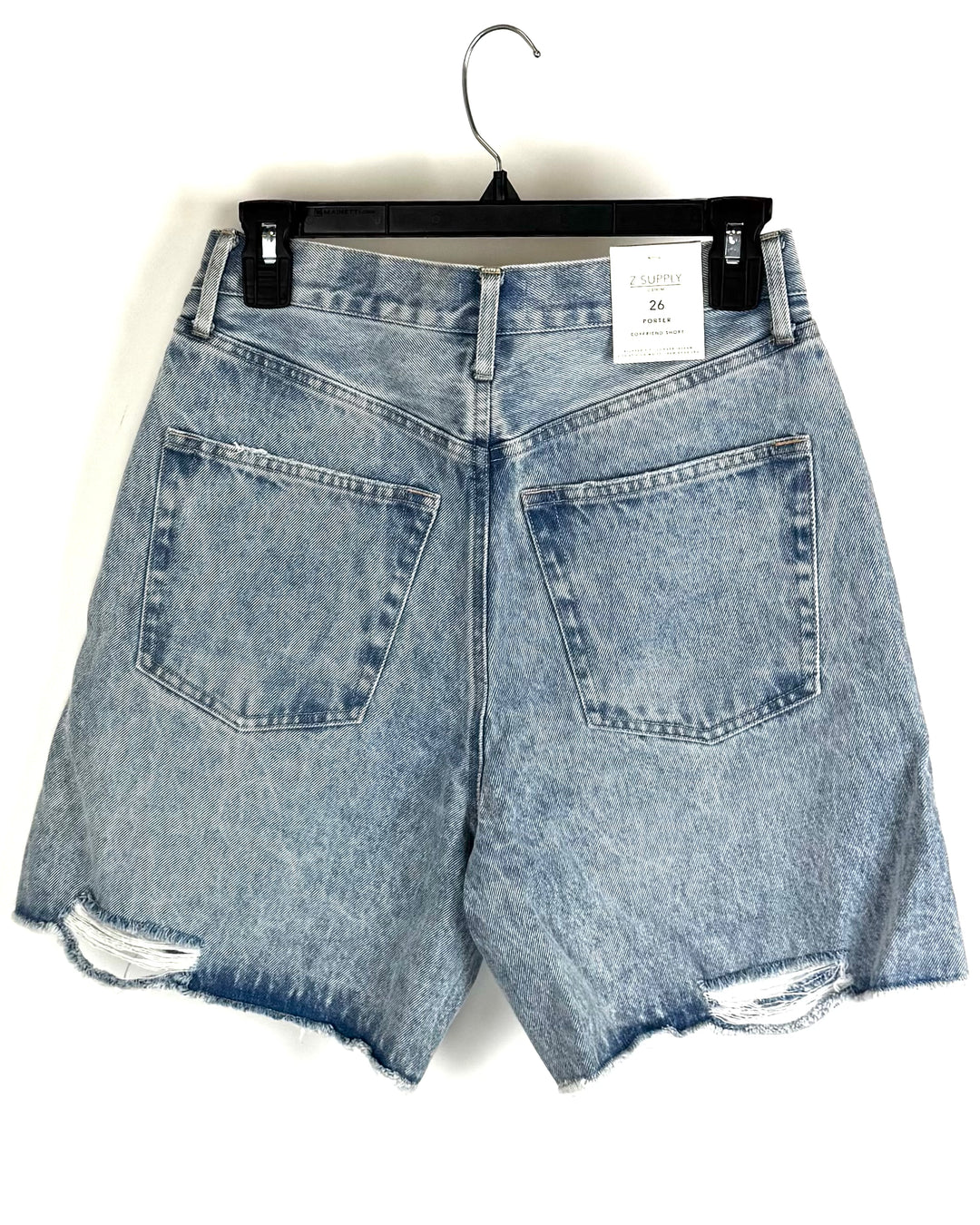Boyfriend Denim Shorts - Size 26 Waist