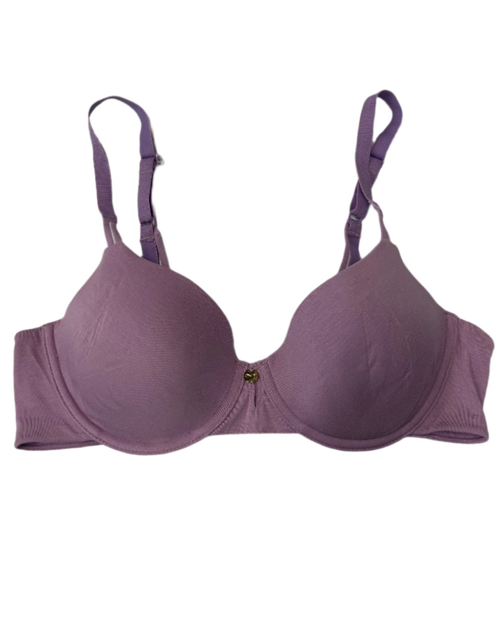 Lilac Underwire Double Strap Detail Bra - 34B