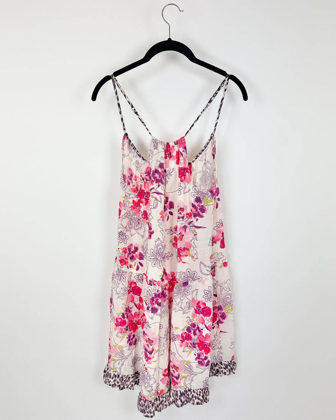 Pink Floral Dress- Size 4/6