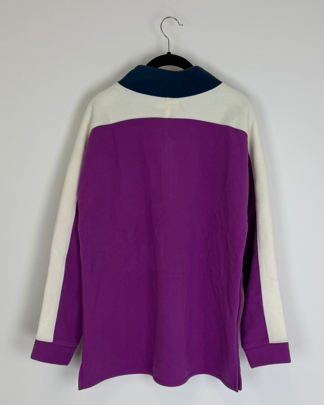 Blue and Purple Fleece Pullover - Size 6/8
