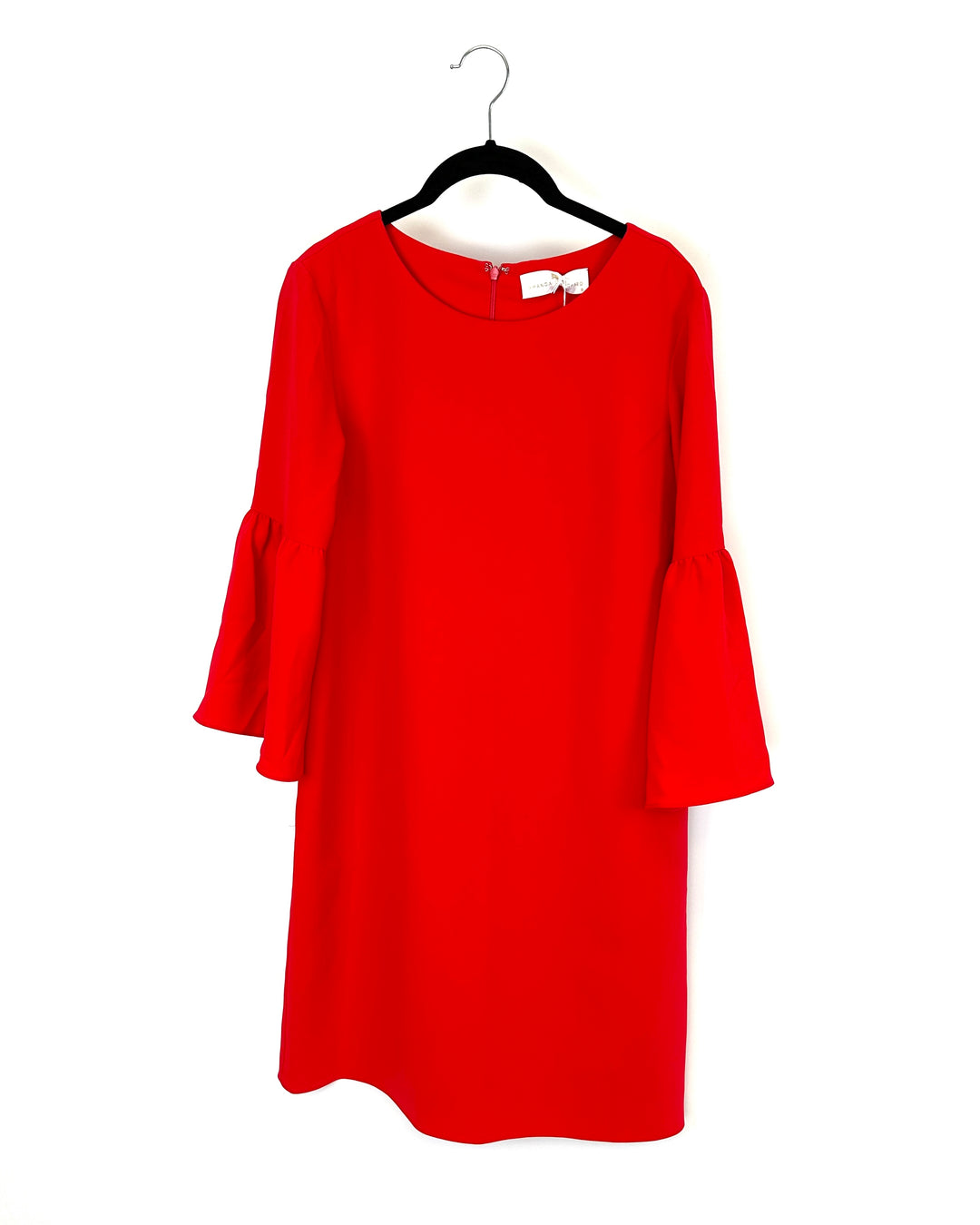 Red Quarter Sleeve Dress - Size 4