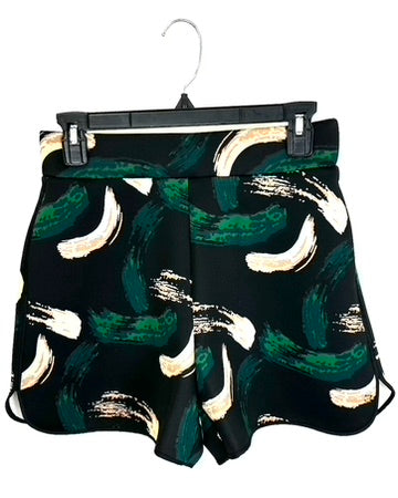 Black and Green Scuba Shorts - XS, S, M, L, XL, XXL