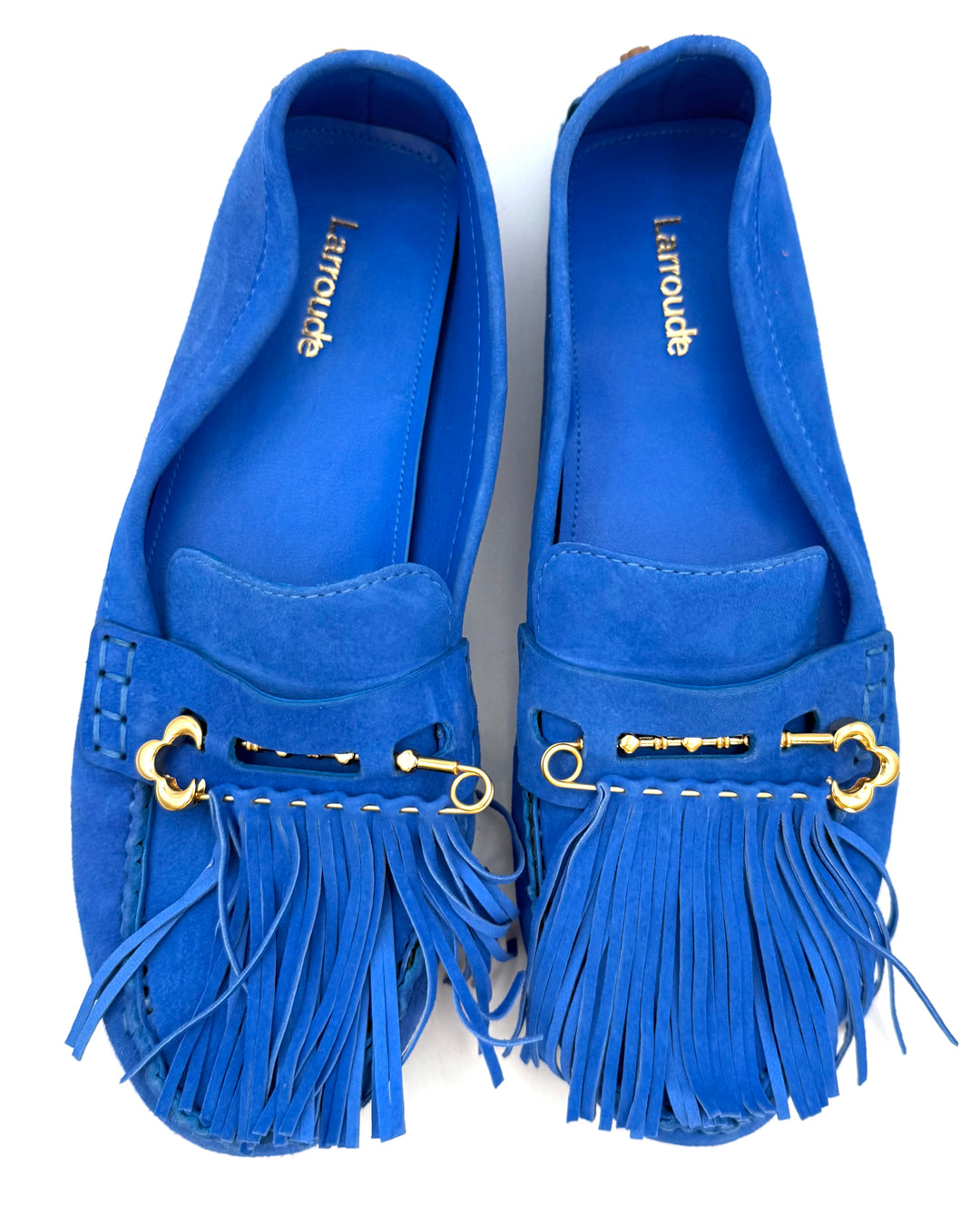 Bright Blue Loafers - Size 6.5
