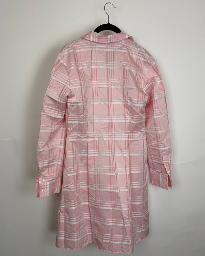 Light Pink Shirt Dress - Size 4/6