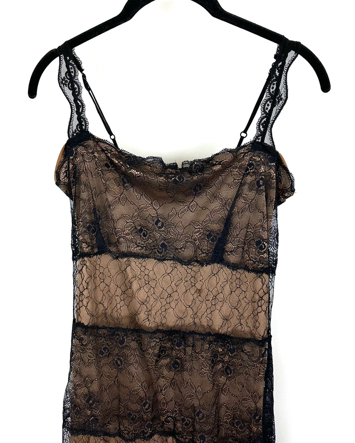 Betsey Johnson Black Lace Dress - Size 6