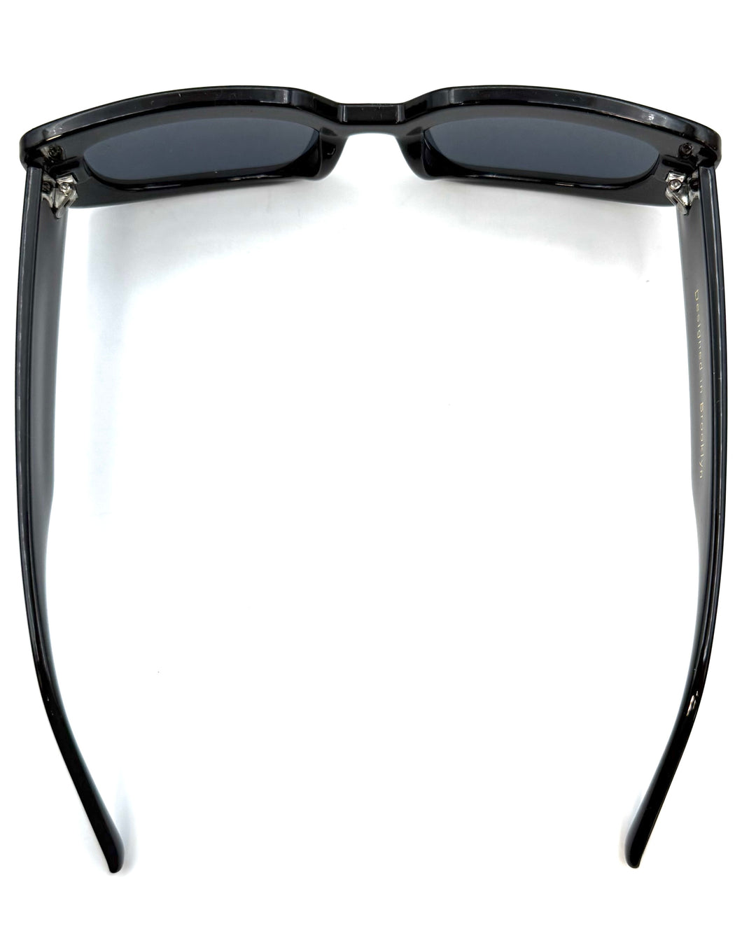 "Talk to me nice or not at all" Black Rectangle Sunglasses