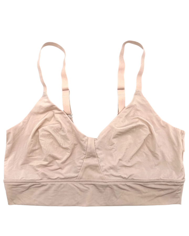 Ballet Pink Unlined Bralette - Medium