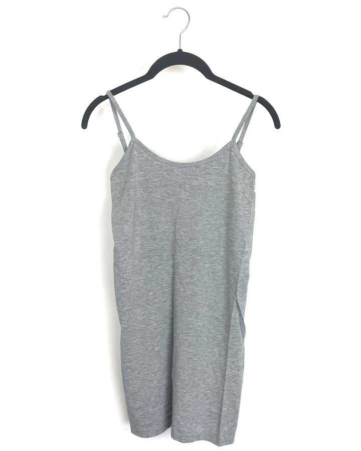Heather Gray Full Length Tank Top - Size 4/6