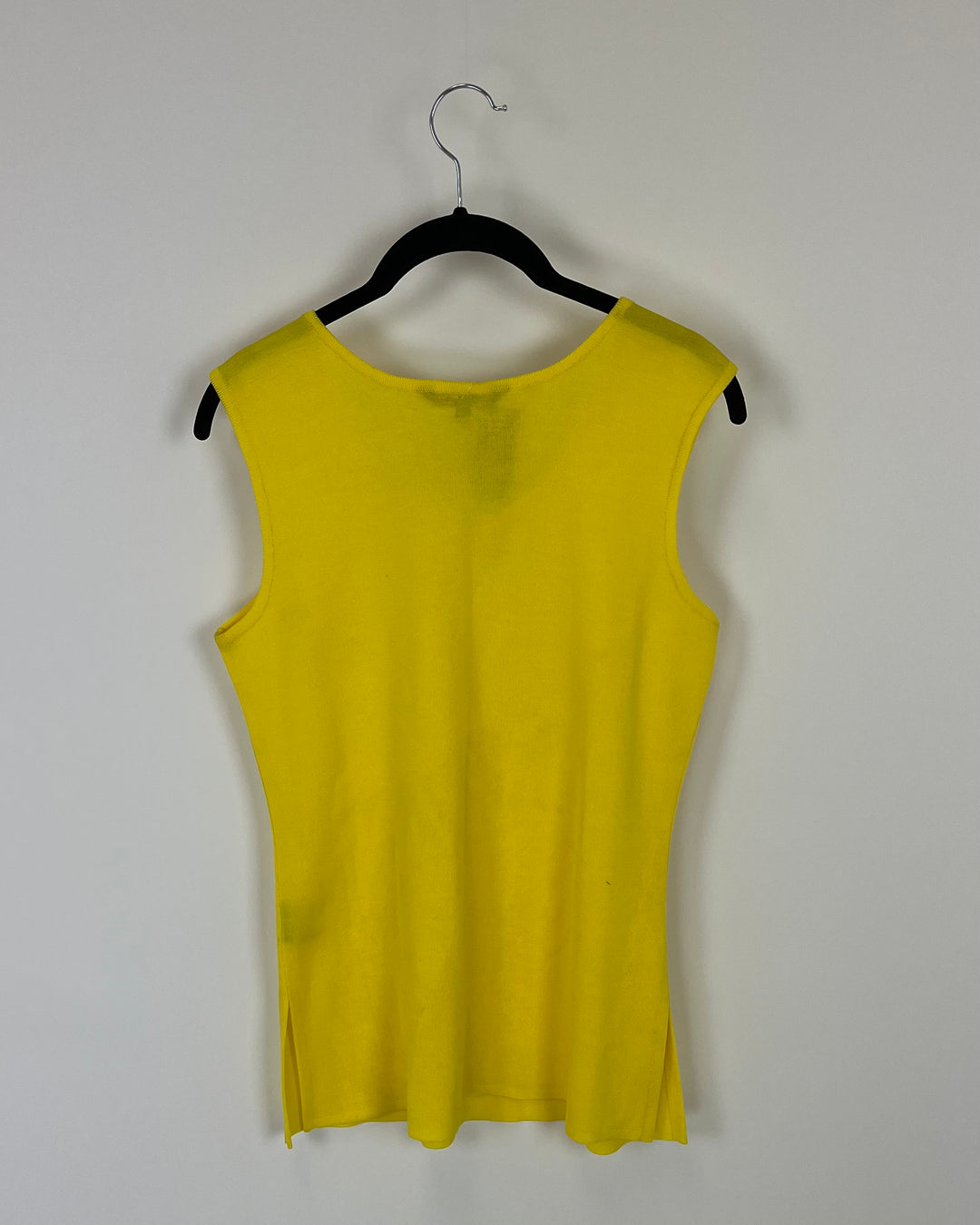 Bright Yellow Knit Tank Top - Size 2-4