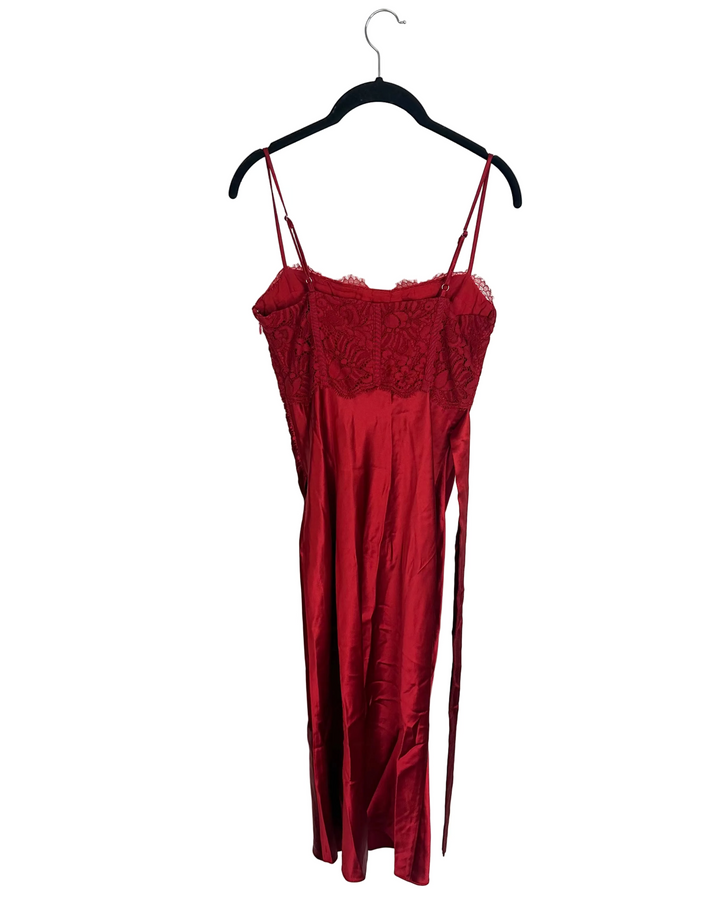 Ruby Red Lace Dress - Size 4