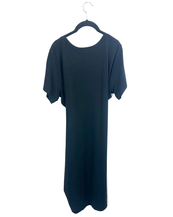 Black Wrap Bottom Dress - Size 1x