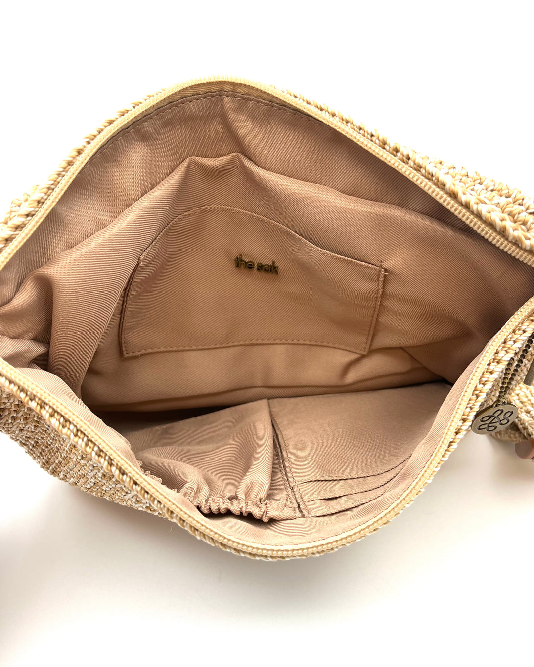 Light Tan Crochet Belt Bag