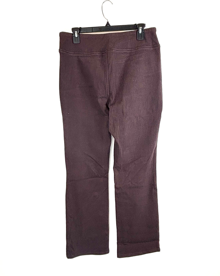 Chocolate Plum Pull On Style Jeans- Size 12