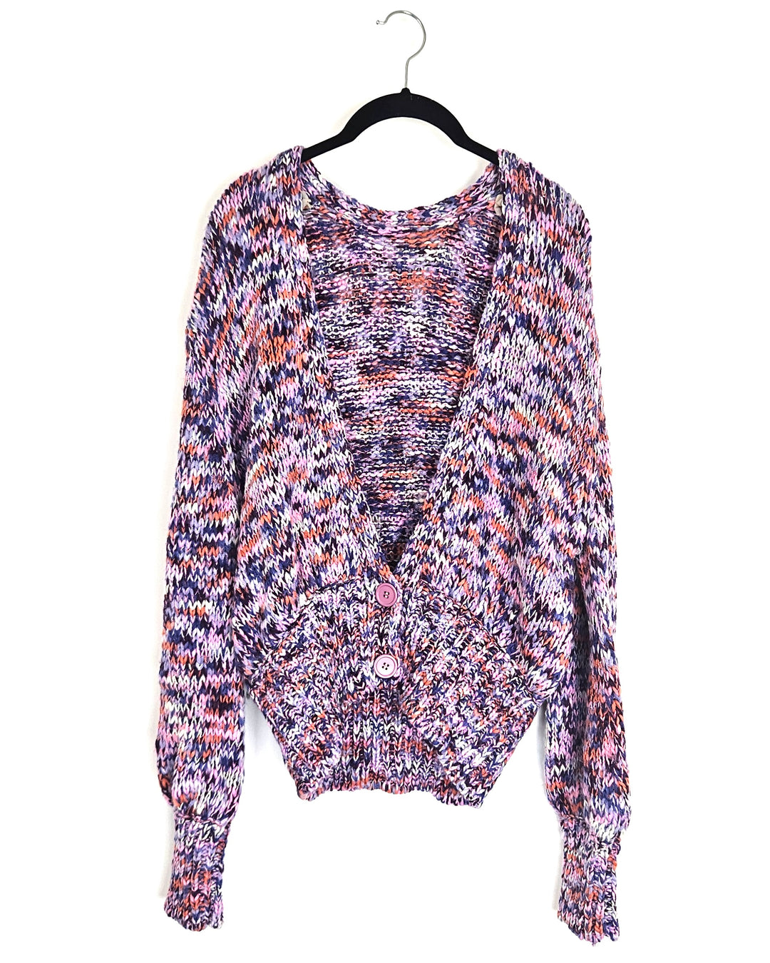 Purple, Orange and White Knit Top - Size 4/6