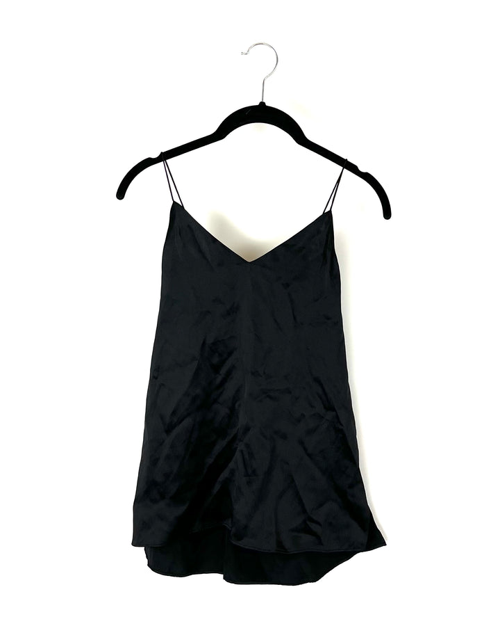 Black Tie Back Tank - Size 0-2