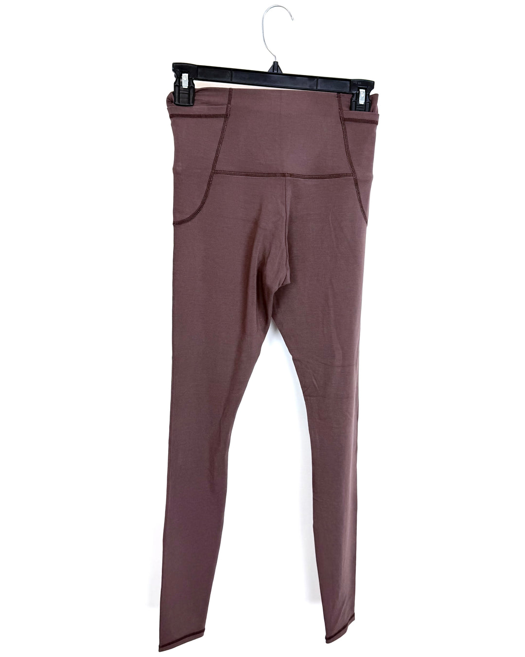 Dusty Chocolate Brown Yoga Pants - Size 2/4