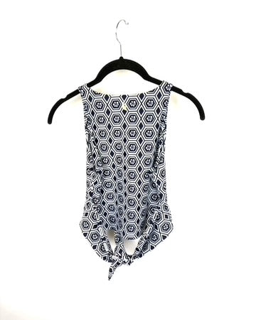Geo Print Floral top - Size 00/0