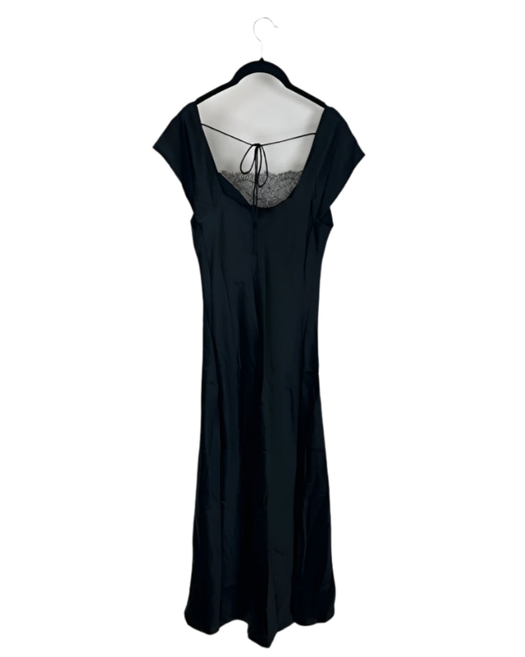 Black Cap Sleeve Dress - Extra Small and Large