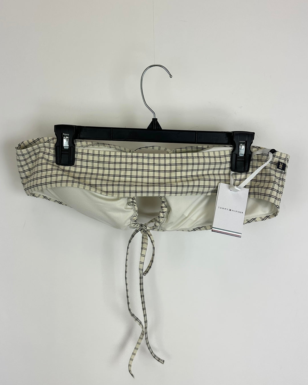 Tommy Hilfiger Cream Check Halter Bikini Set - Extra Large