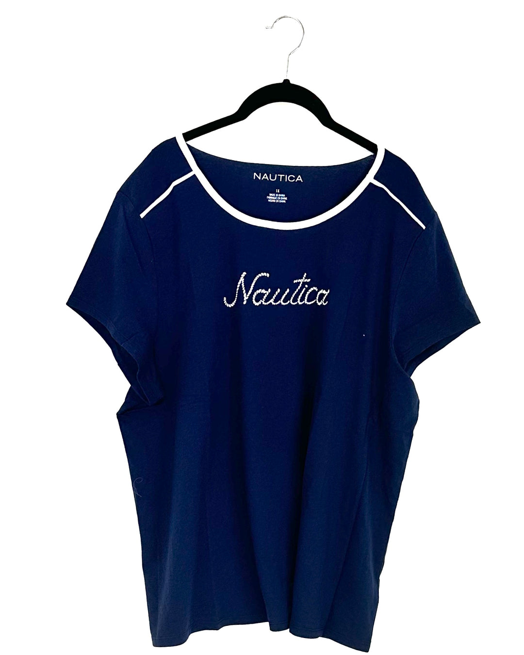 Navy Blue T-Shirt - Small and 1X