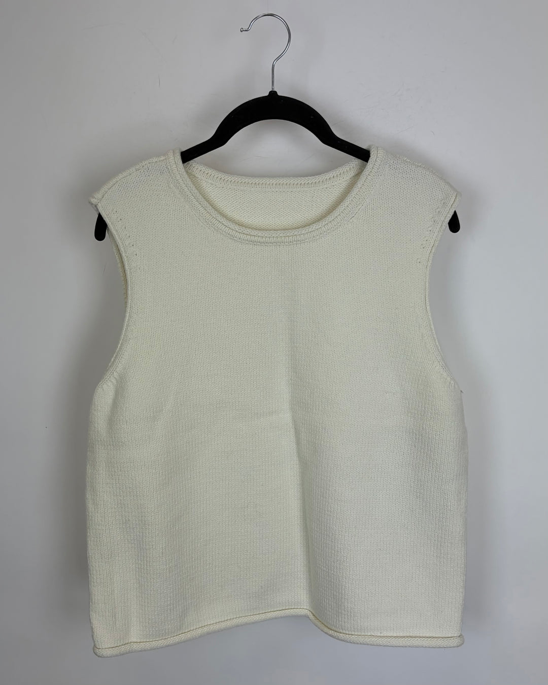 Cream Knit Sleeveless Top - Size 4/6