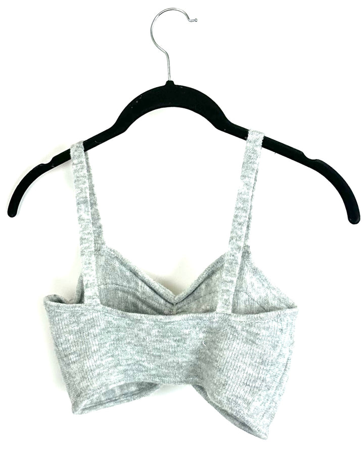Grey Sweater Bralette- Size 4/6