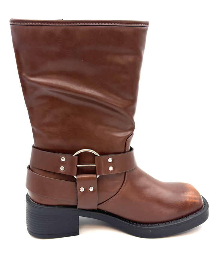 Cider Brown Boots - Size 8